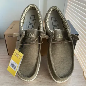 HEY DUDE WALLY SHOES SLIP ON CASUAL Sneaker MEN- SZ 12