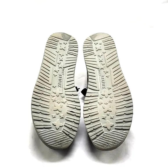HEY DUDE WALLY STRETCH SHOES COLOR STEEL MENS 9 NICE REMOVABLE INSOLES GUC