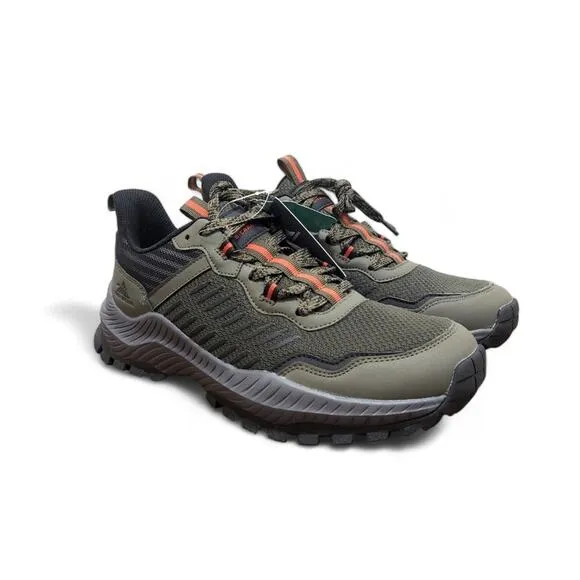 High Sierra Alpine Low Hiker Shoes Trail Sneakers Olive Green Men's Size