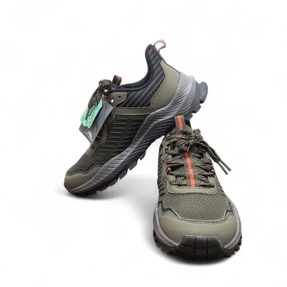 High Sierra Alpine Low Hiker Shoes Trail Sneakers Olive Green Men's Size