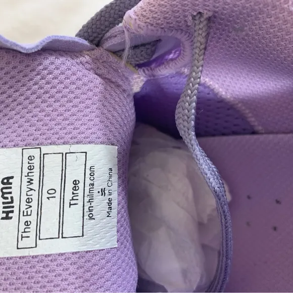 Hilma The Everywhere Fit Three Women's 10 Road Hybrid Running Shoes Purple NWOT