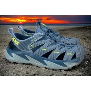 Hoka Hopara Shoes Blue Drawstring Hiking Outdoor Water Sandals Mens Size 11.5