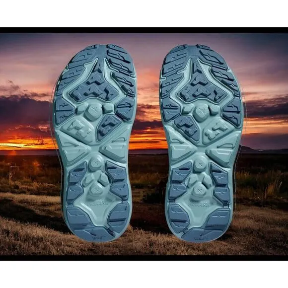 Hoka Hopara Shoes Blue Drawstring Hiking Outdoor Water Sandals Mens Size 11.5
