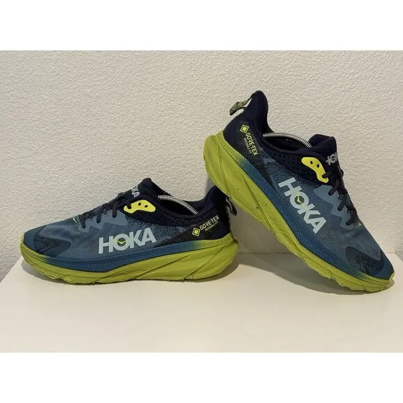 Hoka One Mens Challenger ATR 7 GTX Trail Running Shoes Sz 12 Goretex Waterproof