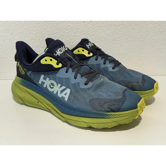 Hoka One Mens Challenger ATR 7 GTX Trail Running Shoes Sz 12 Goretex Waterproof