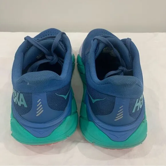 Hoka One One Arahi 5 Women's 9B Running Shoes Sneakers Blue Athleisure