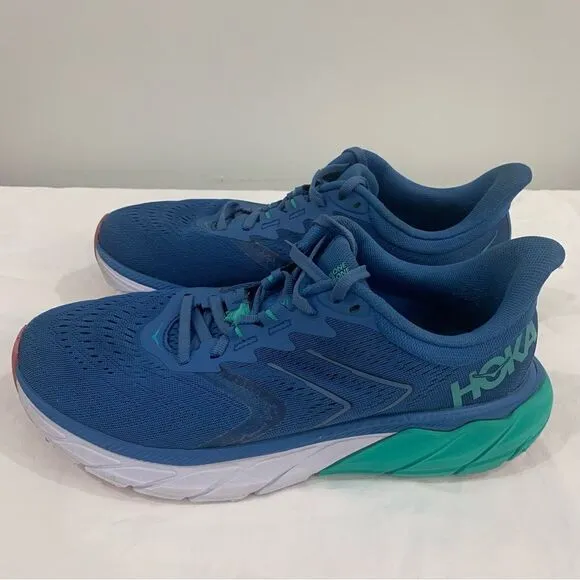 Hoka One One Arahi 5 Women's 9B Running Shoes Sneakers Blue Athleisure