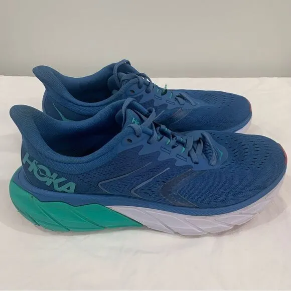 Hoka One One Arahi 5 Women's 9B Running Shoes Sneakers Blue Athleisure