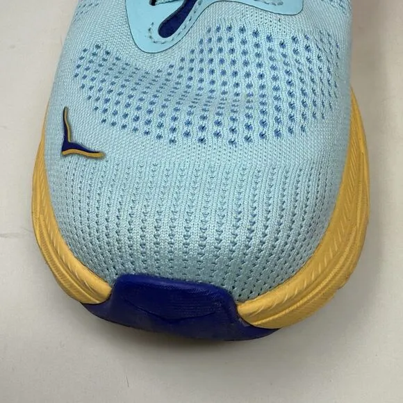 Hoka One One Arahi 7 Shoes Mens 10.5 2E Wide Blue Yellow Running Sneakers