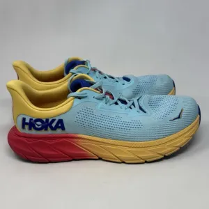 Hoka One One Arahi 7 Shoes Mens 10.5 2E Wide Blue Yellow Running Sneakers