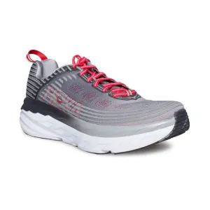 Hoka One One Bondi 6 1019269-ASGY Sneakers Men's Alloy Gray Running Shoes EFAS6