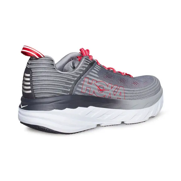 Hoka One One Bondi 6 1019269-ASGY Sneakers Men's Alloy Gray Running Shoes EFAS6