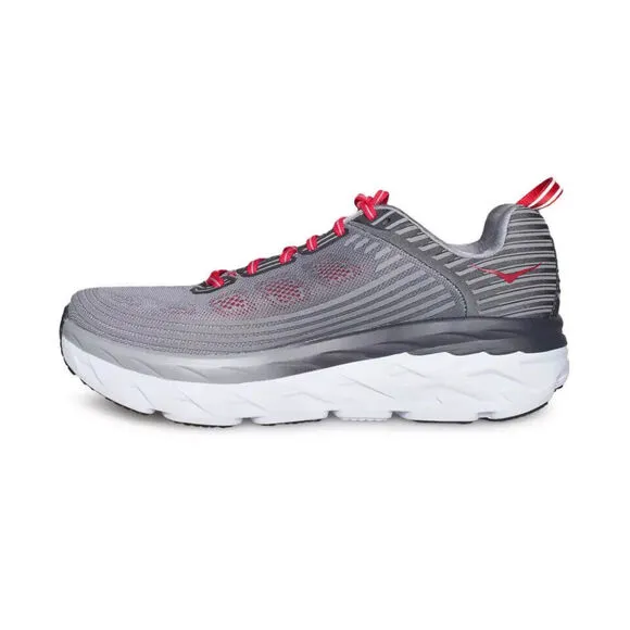 Hoka One One Bondi 6 1019269-ASGY Sneakers Men's Alloy Gray Running Shoes EFAS6