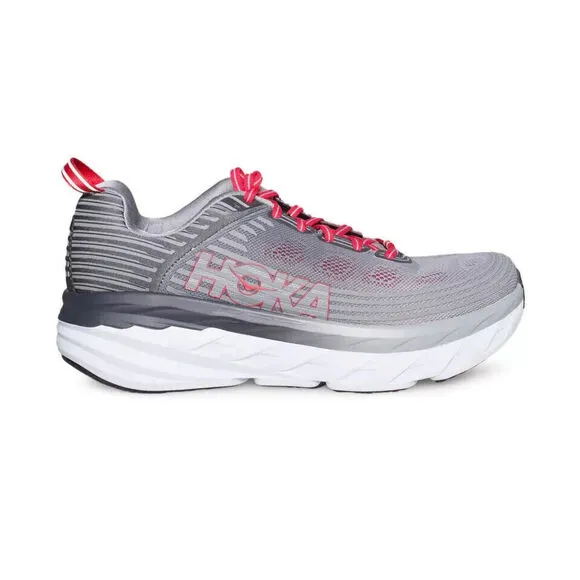 Hoka One One Bondi 6 1019269-ASGY Sneakers Men's Alloy Gray Running Shoes EFAS6