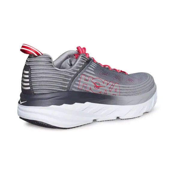 Hoka One One Bondi 6 1019269-ASGY Sneakers Men's Alloy Gray Running Shoes EFAS6