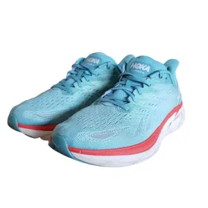 Hoka One One Clifton 8 Women's Size 10.5 Wide Running Shoes 1119394 AEBL Blue