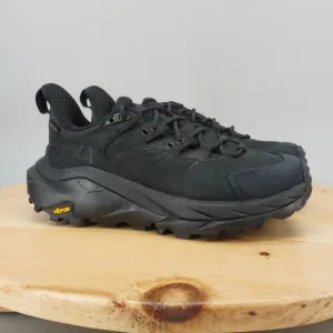Hoka One One Kaha 2 GTX Low Womens Size 9.5 Shoes Boots Black Hiking Trail NEW