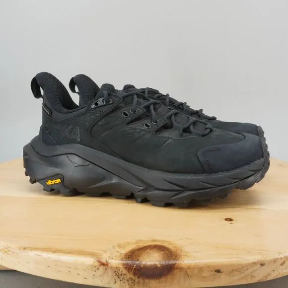 Hoka One One Kaha 2 GTX Low Womens Size 9.5 Shoes Boots Black Hiking Trail NEW