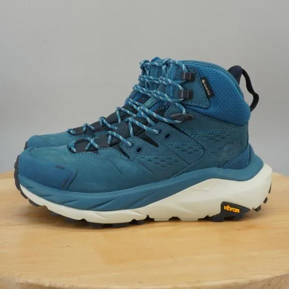 Hoka One One Kaha 2 GTX Mid Womens Size 6 Shoes Blue Coral Hiking Trail NEW