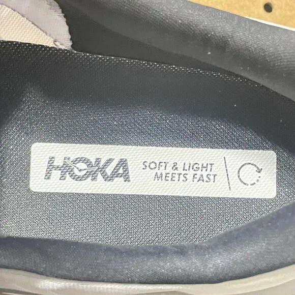 Hoka One One Rincon 3 Nimbus Cloud/Steel Running Sneaker Shoes Size 12 D Men