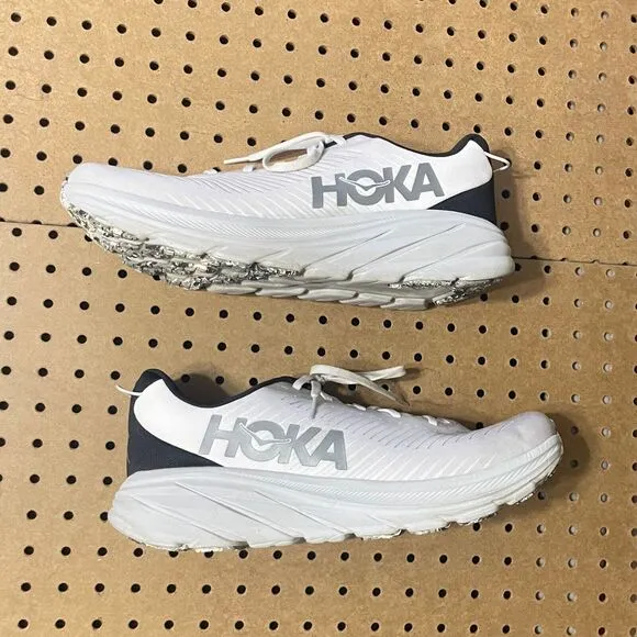 Hoka One One Rincon 3 Nimbus Cloud/Steel Running Sneaker Shoes Size 12 D Men