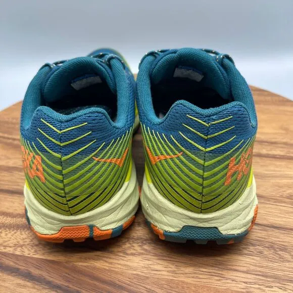 Hoka One One Torrent 2 Shoes Mens Size 9.5 Blue Trail Racer Running Hiking