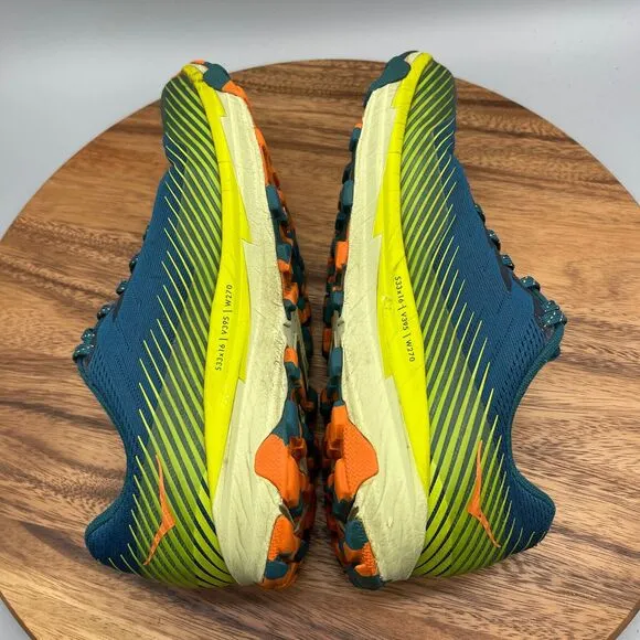 Hoka One One Torrent 2 Shoes Mens Size 9.5 Blue Trail Racer Running Hiking