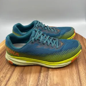 Hoka One One Torrent 2 Shoes Mens Size 9.5 Blue Trail Racer Running Hiking