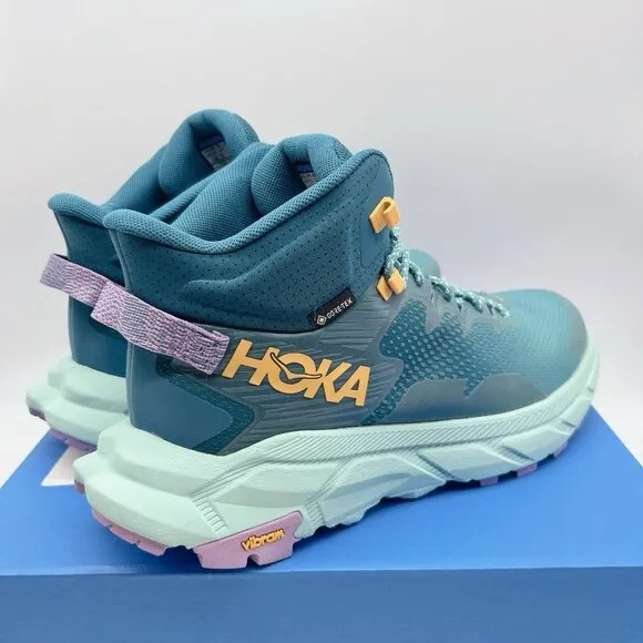 Hoka One One Trail Code GTX Hiking Shoe Ocean Mist/ Sunlit Ocean Womens US 10