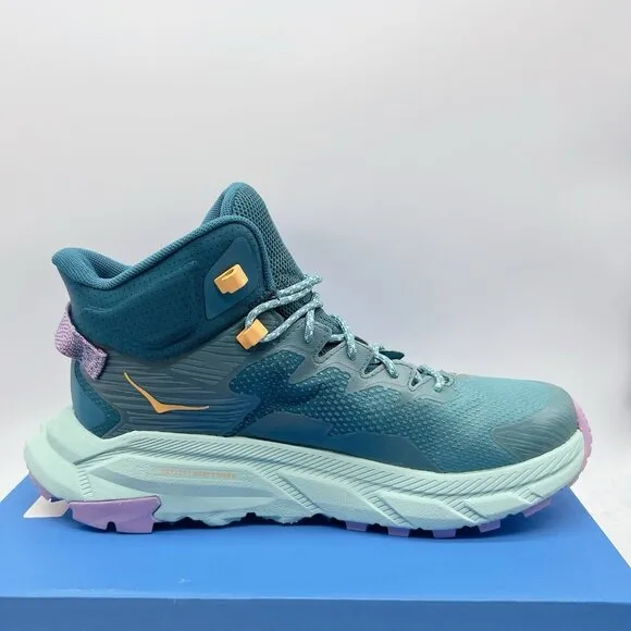 Hoka One One Trail Code GTX Hiking Shoe Ocean Mist/ Sunlit Ocean Womens US 10
