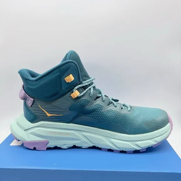 Hoka One One Trail Code GTX Hiking Shoe Ocean Mist/ Sunlit Ocean Womens US 10