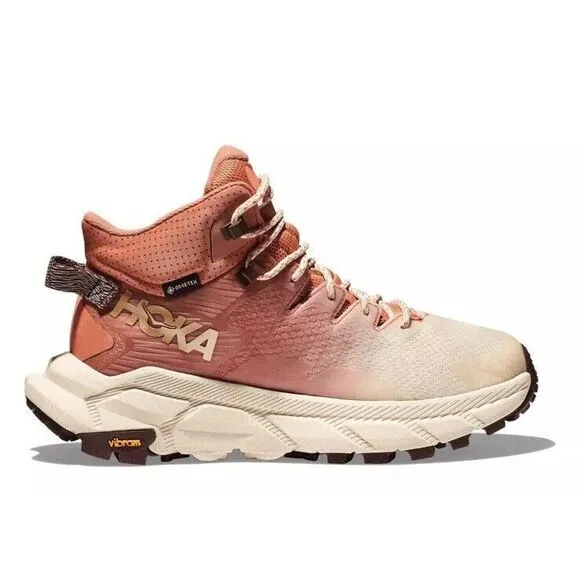 Hoka One One Trail Code GTX Womens Size 7 B Hiking Shoes Sun Baked Shortbread