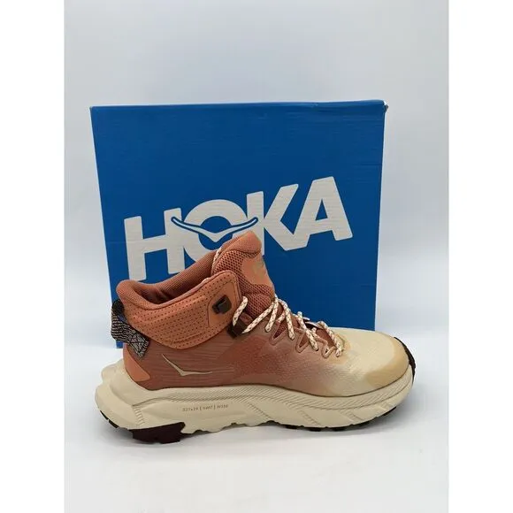 Hoka One One Trail Code GTX Womens Size 7 B Hiking Shoes Sun Baked Shortbread