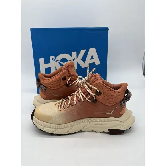 Hoka One One Trail Code GTX Womens Size 7 B Hiking Shoes Sun Baked Shortbread