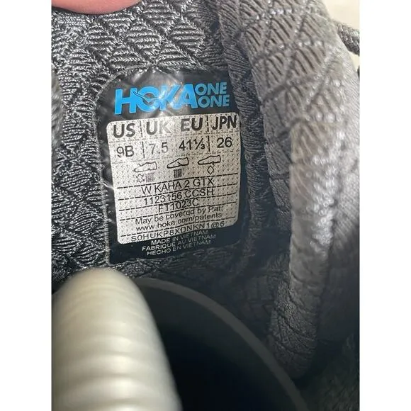 Hoka One One Women's Kaha 2 Mid GTX Gore-Tex Hiking Boot Shoes Size 9 B