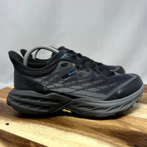 Hoka Speedgoat 5 GTX Spike Men’s 8.5 D Black Outdoor Hiking Shoes 1133550/BBLC