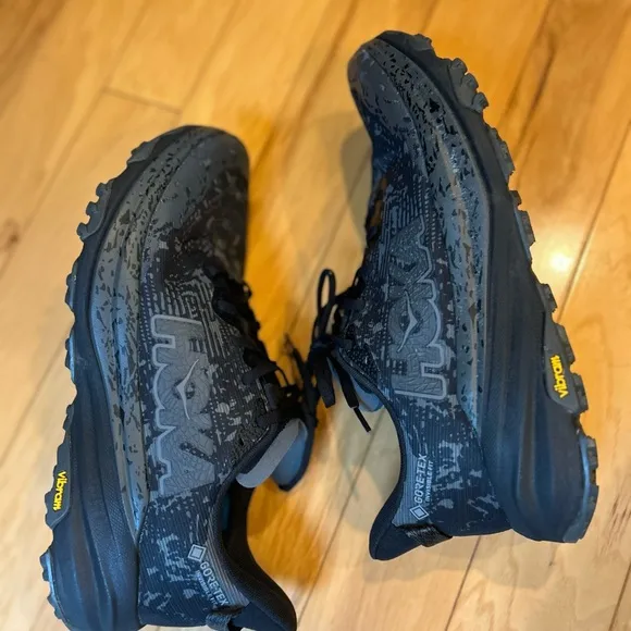 HOKA Speedgoat 6 GTX Men's Black Trail Running Shoes