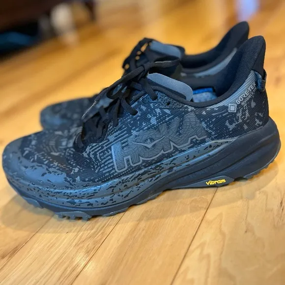 HOKA Speedgoat 6 GTX Men's Black Trail Running Shoes