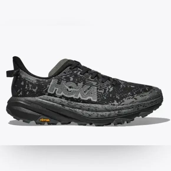 HOKA Speedgoat 6 GTX Men's Black Trail Running Shoes