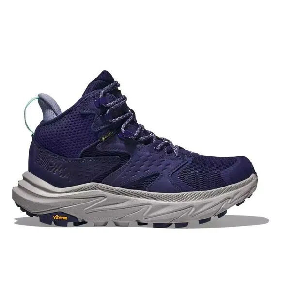 Hoka One One Anacapa 2 Mid GTX 1142831-NSOP Womens US 7 Blue Hiking Shoes ZPO767