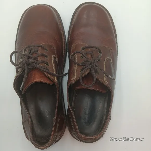 H.S. Trask  Oxford Casual Brown Leather Lace Up Men's Size 11.5