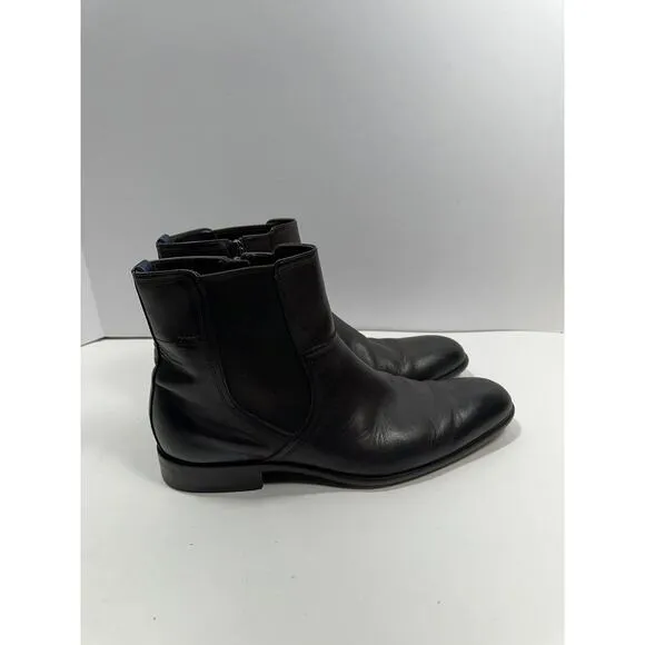 Hugo Boss Brodero Men’s Boot Brown Leather Size 9 Made In Italy 50271946 Boots