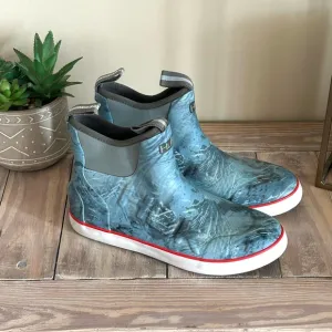 HUK Men’s Rogue Wave 9 Blue Fishing Boots