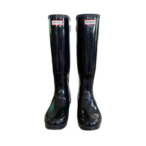 Hunter Adjustable Shaft Width Rain Boots Women’s Size 9 Black