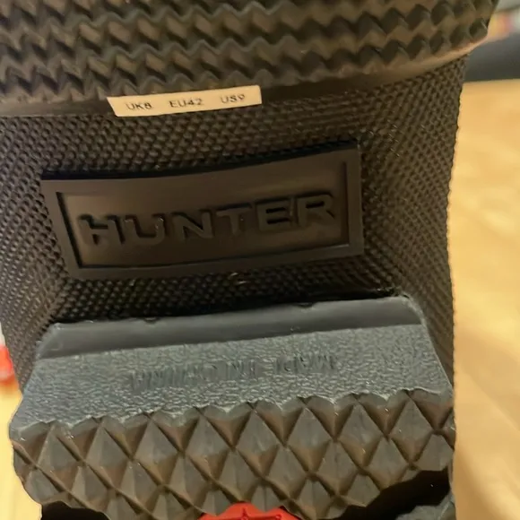 Hunter Men’s Original Insulated short rain boots size 9 NWT