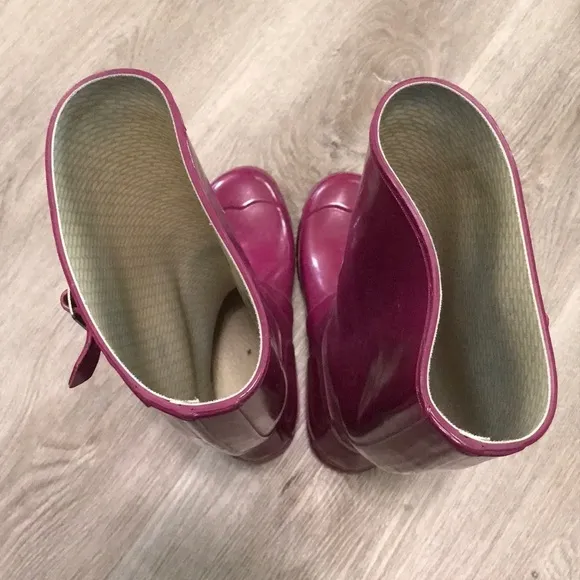Hunter Original Gloss Rain Boots Magenta Purple