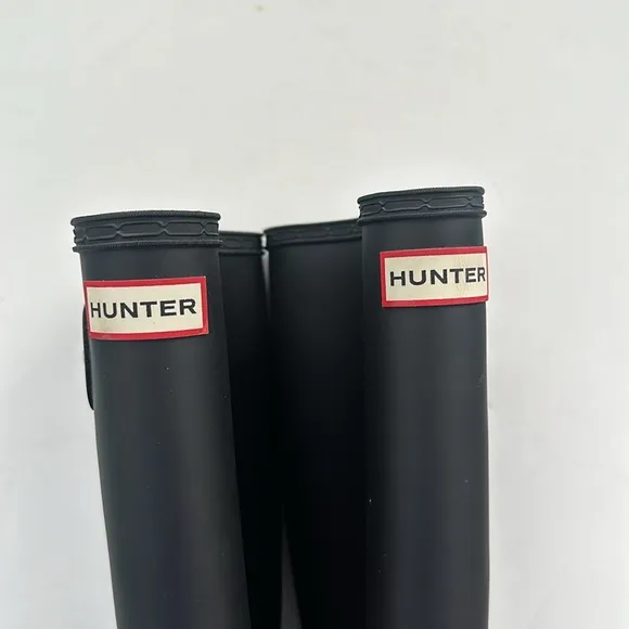 Hunter Rain Boots Black Size youth 5Boy / 6Girl Unisex EU 37 UK4