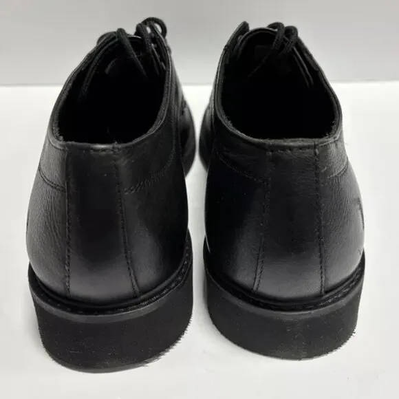 Hush Puppies Men’s Detroit Plain Toe Oxford Black, Size 9 M