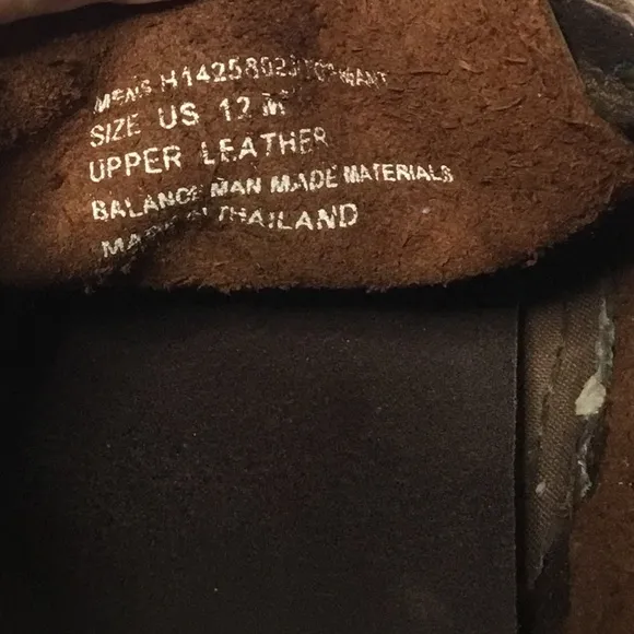 Hush Puppies Men’s Formant Non Slip Brown Leather Comfort Shoes Size 12 NWOB