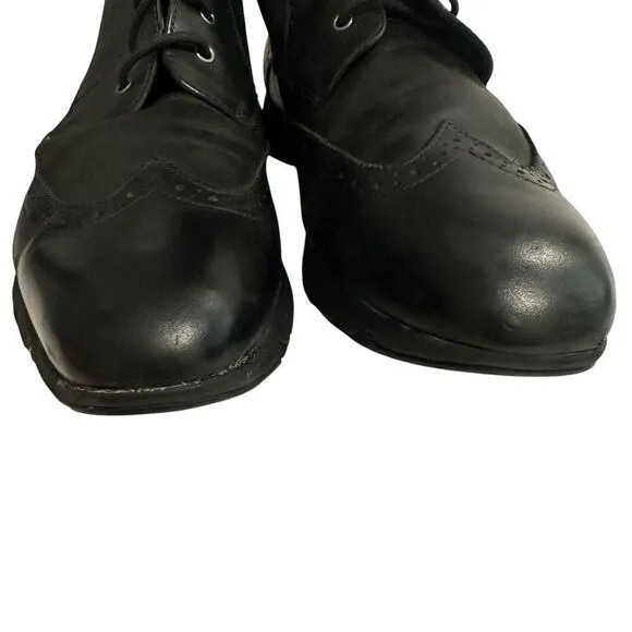 Hush Puppies Men’s Size 13 M H103421 Brogue Oxford Vibram Boots Leather Five